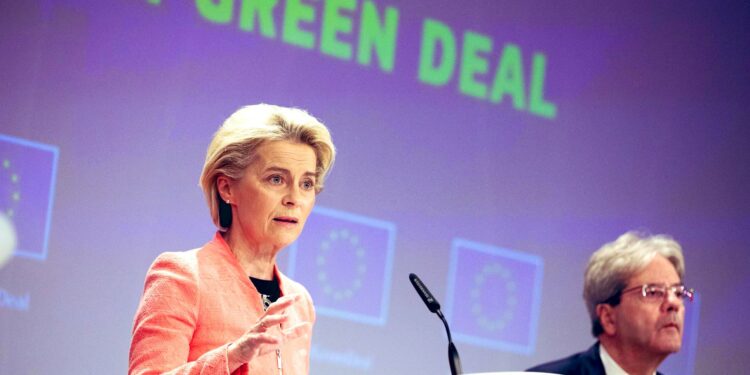 Green Deal, Ursula von der Leyen con il commissario Gentiloni
